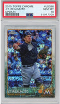 Graded 2015 Topps Chrome Update JT J.T. Realmuto #US398 Rookie RC Baseball Card PSA 10 Gem Mint