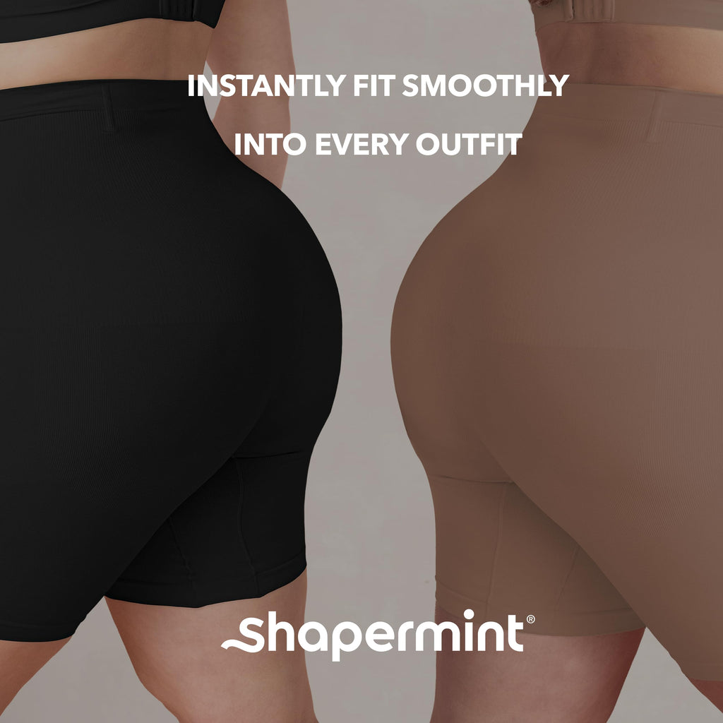SHAPERMINT Shapewear for Women - High-Waisted Shapewear Tummy Control Shorts, Thigh Slimmer, Underwear for Women