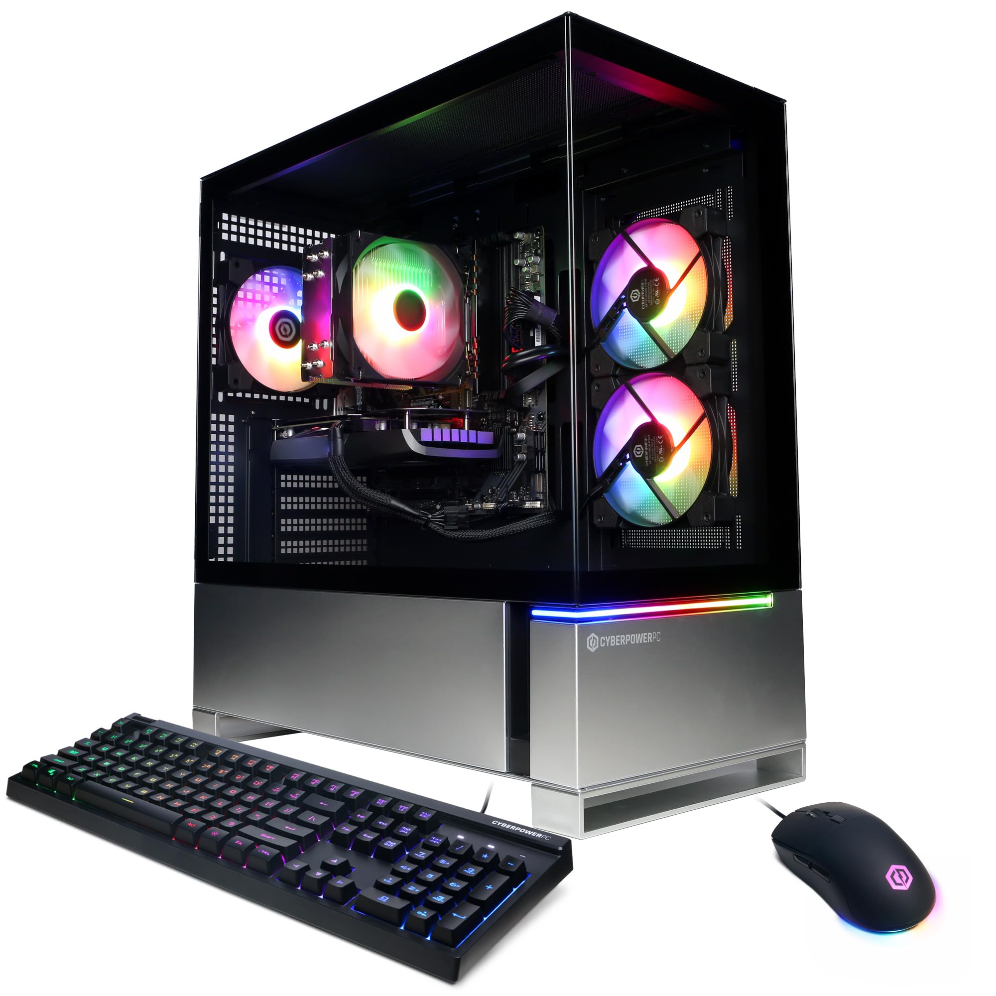 CyberPowerPC Gamer Master Gaming PC, AMD Ryzen 7 8700F 4.1GHz, GeForce RTX 5060 Ti 8GB, 16GB DDR5, 1TB PCIe 4.0 SSD, WiFi Ready & Windows 11 Home (GMA2900A2)