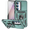 Samsung Galaxy S23 FE 5G Case with Ring Holder & Sliding Camera Cover