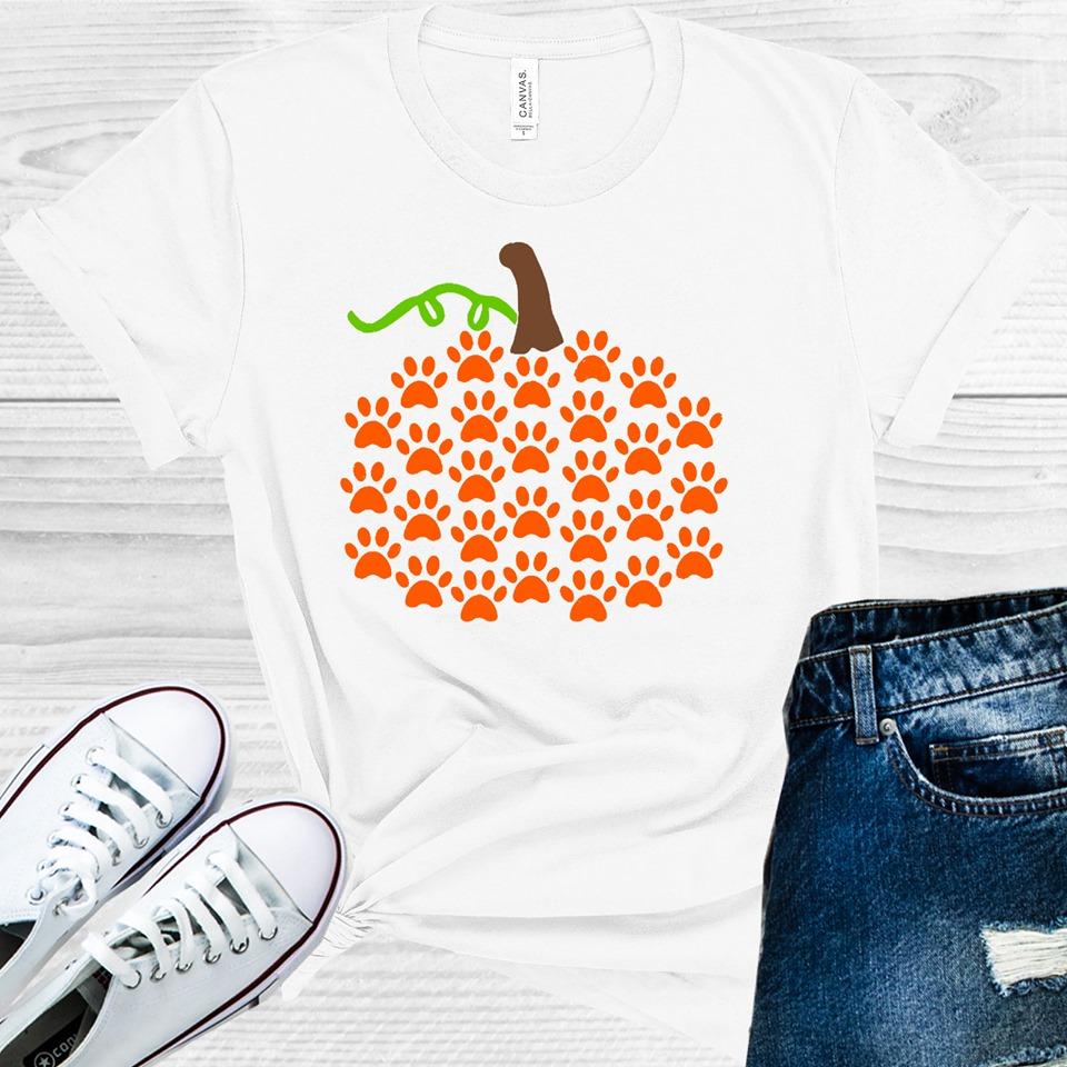 Paw Print Pumpkin Graphic Tee