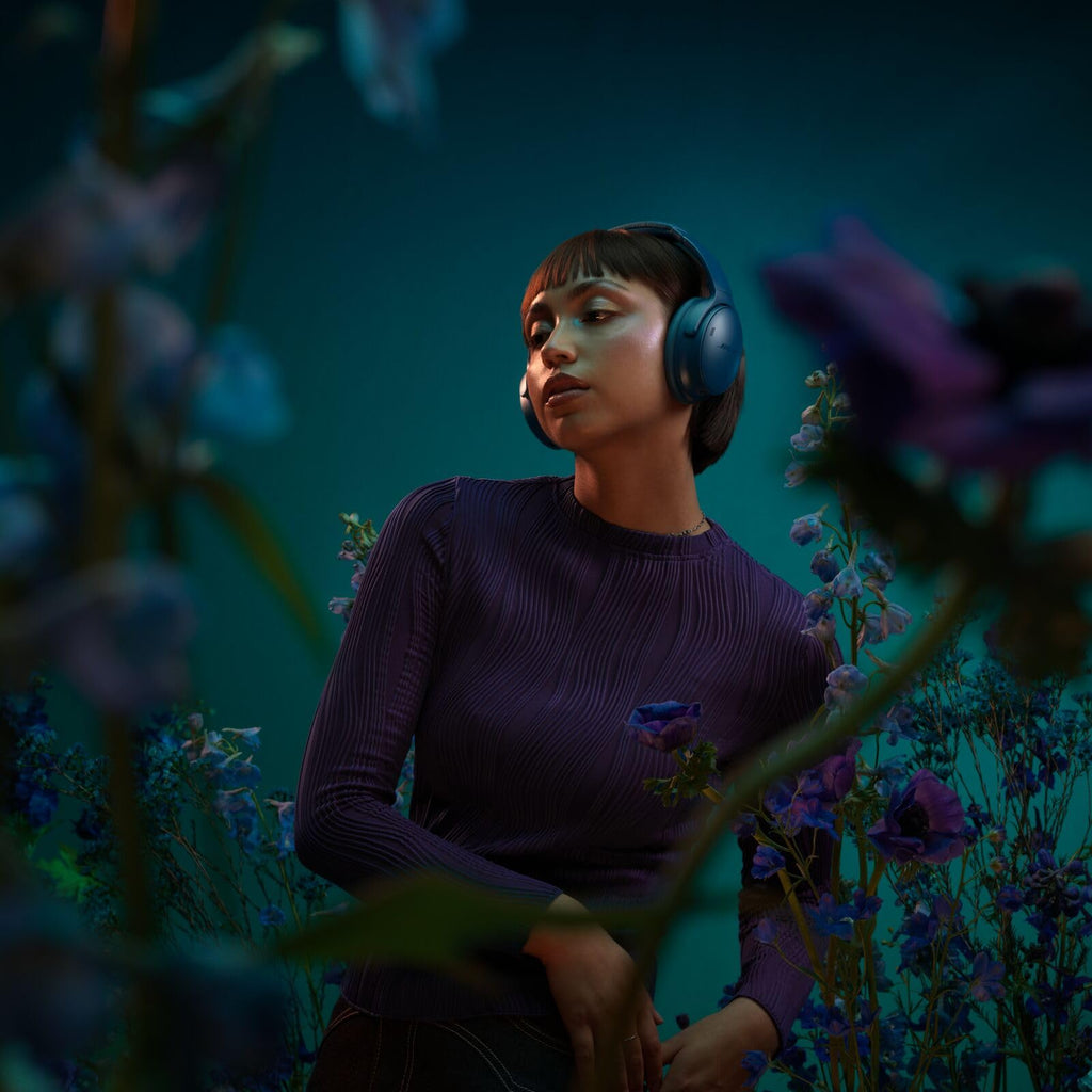Bose QuietComfort Headphones - Wireless Bluetooth Headphones, Active Over Ear Noise Cancelling and Mic, USB-C Charging, Deep Bass, Up to 24 Hours of Playtime, Black