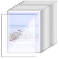 Sibba 20-Pack Hard Plastic Sheet Protectors for 8.5 x 11 in Paper
