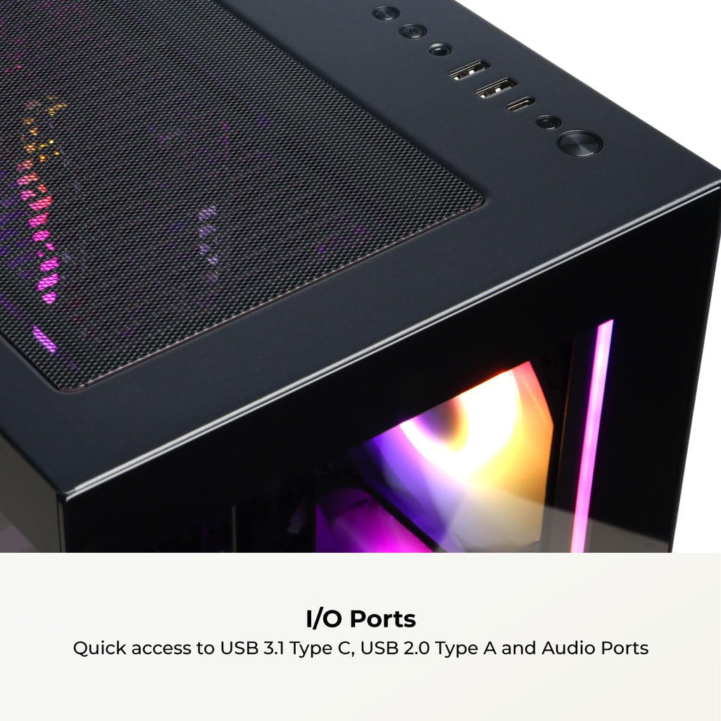 CyberPowerPC Gamer Master Gaming PC, AMD Ryzen 7 8700F 4.1GHz, GeForce RTX 5060 Ti 8GB, 16GB DDR5, 1TB PCIe 4.0 SSD, WiFi Ready & Windows 11 Home (GMA2900A2)