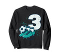 3Rd Birthday Soccer Ball Shoes Football Sweatshirt - Trendy Graphic Unisex