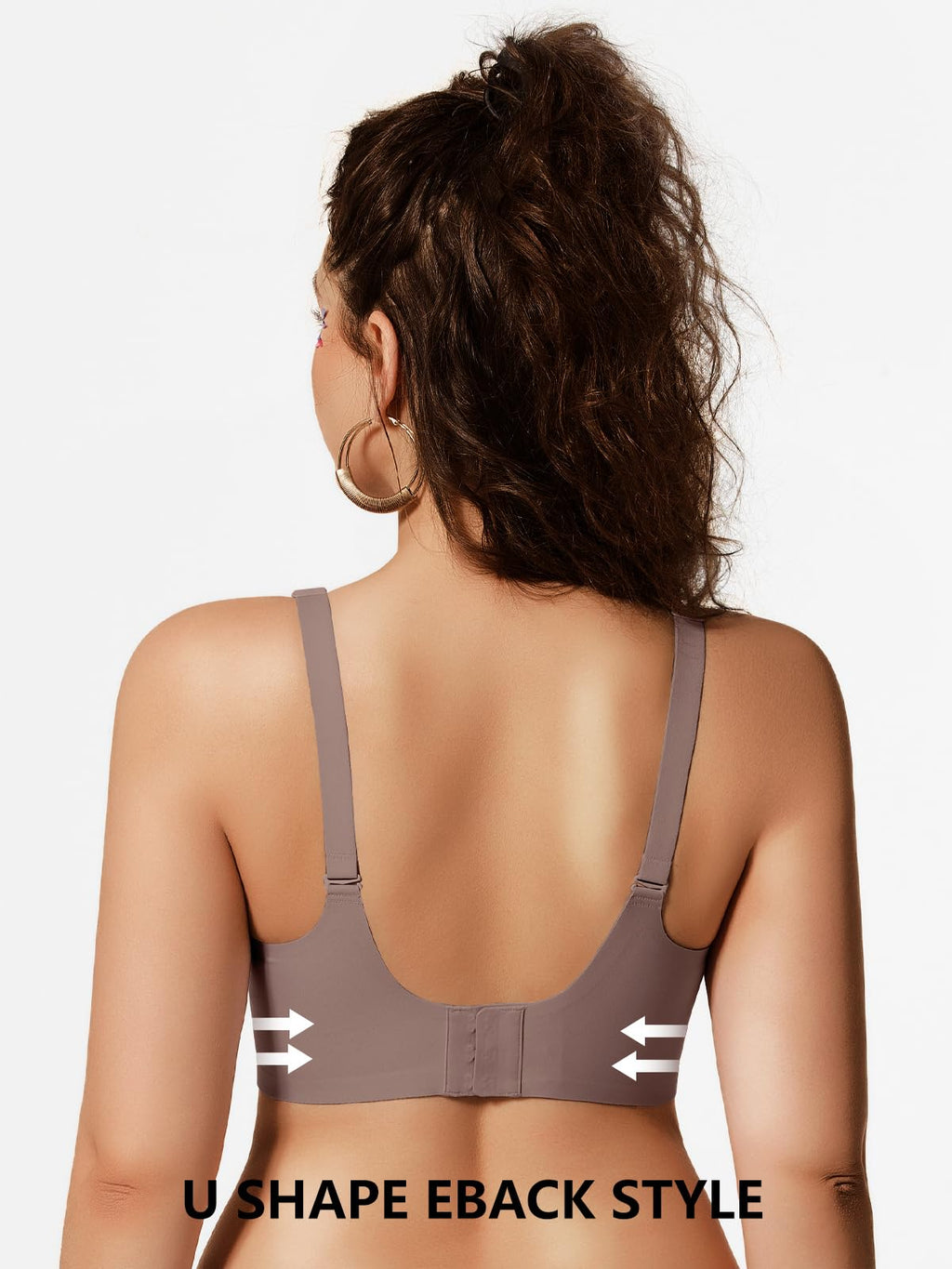 COCOMARTS Jelly Bras for Women No Underwire Scalloped Push Up Wireless Bralettes Seamless Soft Comfort Everyday Tshirt Bra