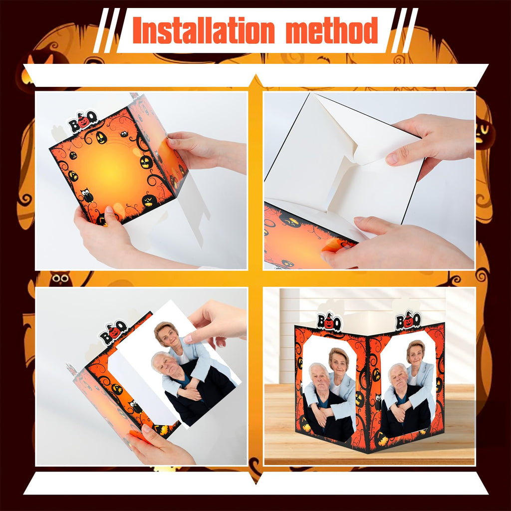 Kuabiz 6-Piece Halloween Photo Booth Decorations