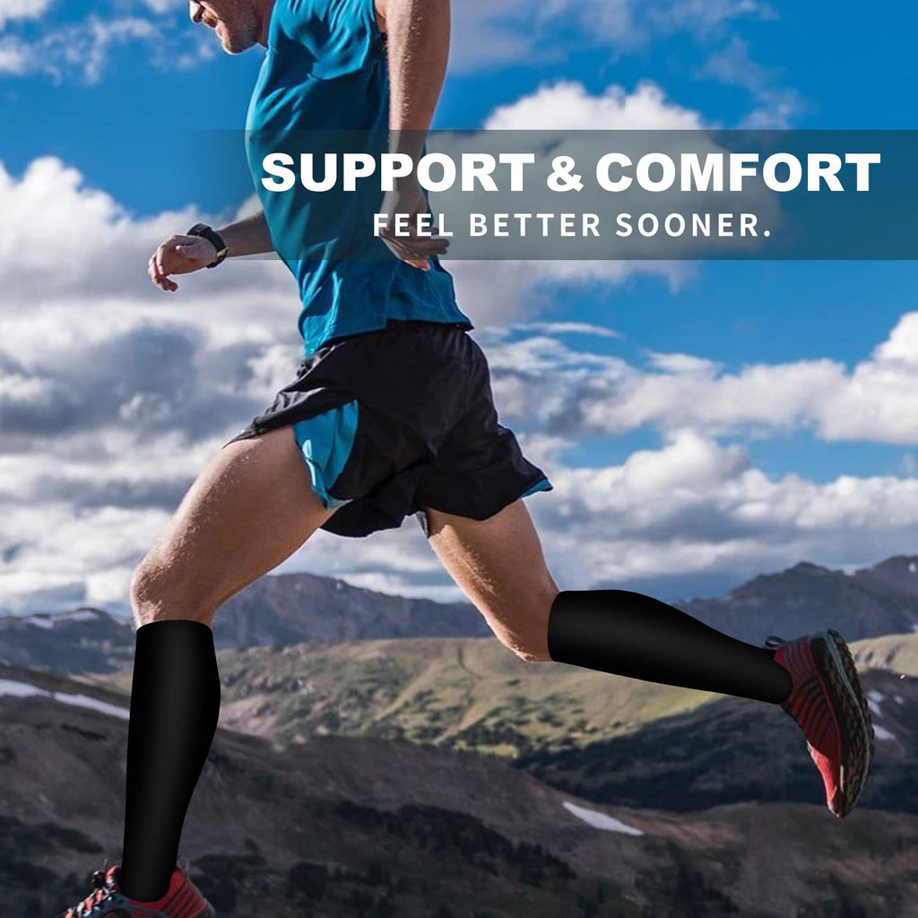 6 Pack Copper Compression Socks for Women and Men Circulation-Best Support for Medical,Running,Nursing,Athletic