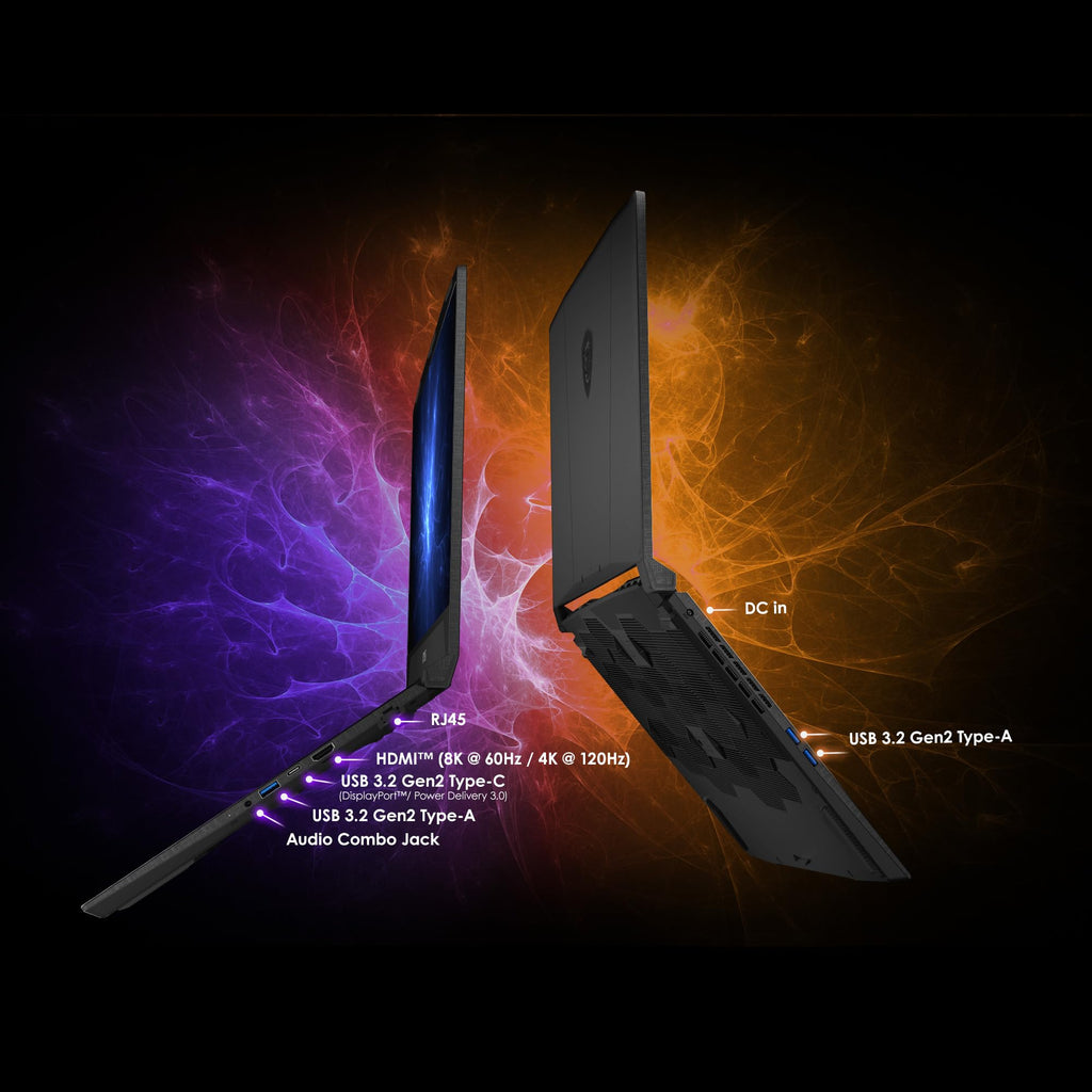 msi Katana 15 HX 15.6” 165Hz QHD+ Gaming Laptop: Intel Core i9-14900HX, NVIDIA Geforce RTX 5070, 32GB DDR5, 1TB NVMe SSD, RGB Keyboard, Win 11 Home: Black B14WGK-016US