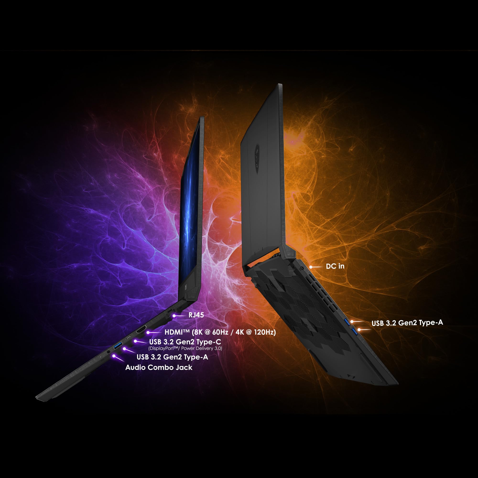 msi Katana 15 HX 15.6” 165Hz QHD+ Gaming Laptop: Intel Core i9-14900HX, NVIDIA Geforce RTX 5070, 32GB DDR5, 1TB NVMe SSD, RGB Keyboard, Win 11 Home: Black B14WGK-016US