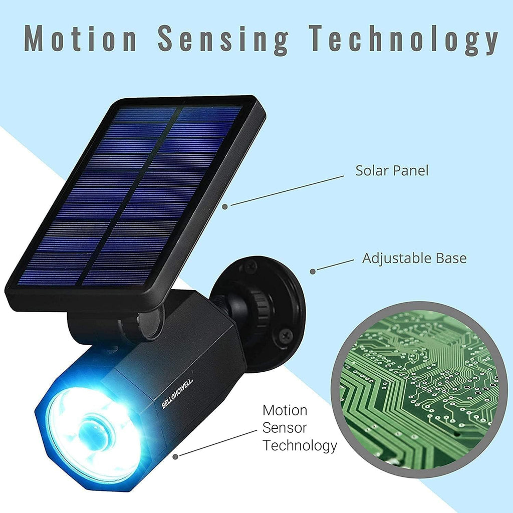 Bell+Howell Bionic Spotlight Solar Motion Lights, 2-Pack