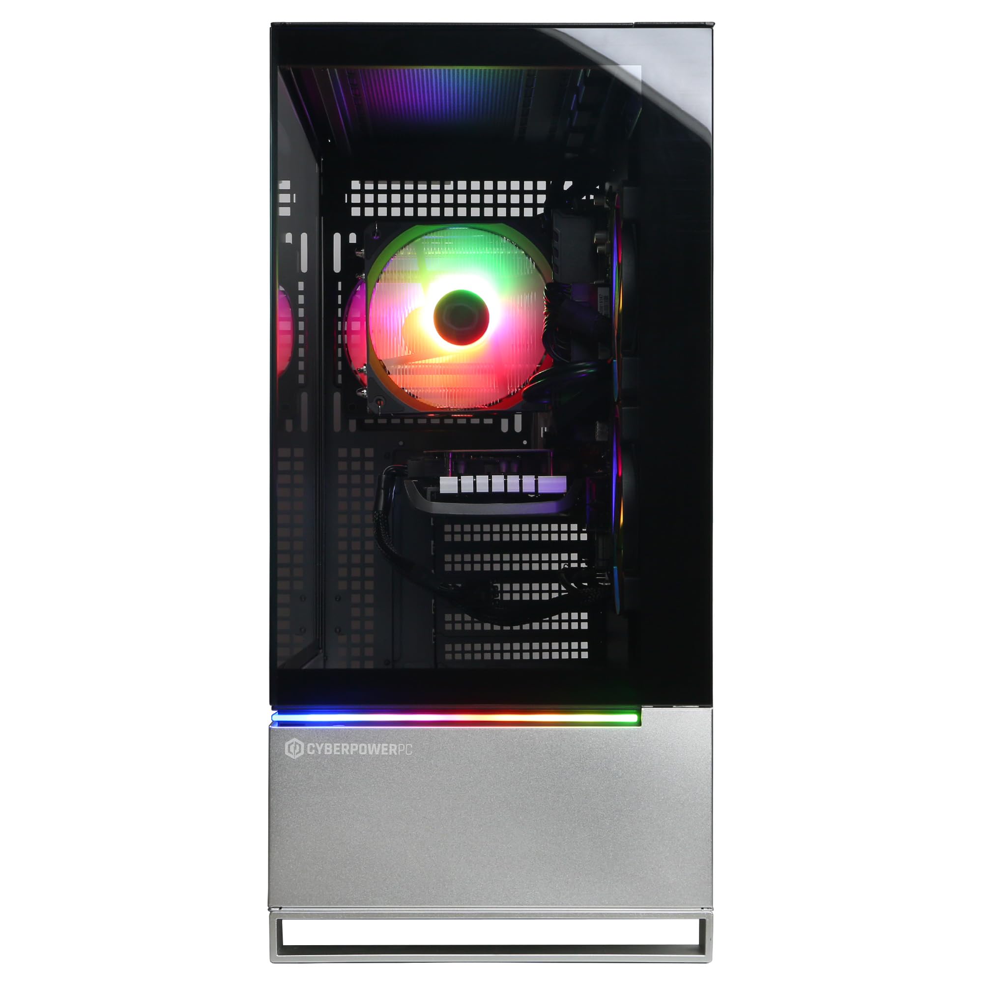 CyberPowerPC Gamer Master Gaming PC, AMD Ryzen 7 8700F 4.1GHz, GeForce RTX 5060 Ti 8GB, 16GB DDR5, 1TB PCIe 4.0 SSD, WiFi Ready & Windows 11 Home (GMA2900A2)