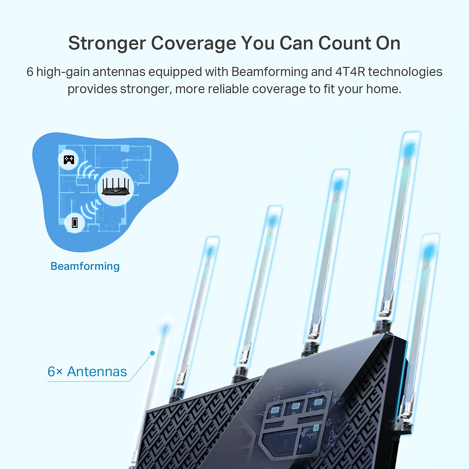 TP-Link AX1800 WiFi 6 Router (Archer AX21 V5) – Dual Band Wireless Internet, Gigabit, Easy Mesh, Works with Alexa - A Certified for Humans Device, Free Expert Support