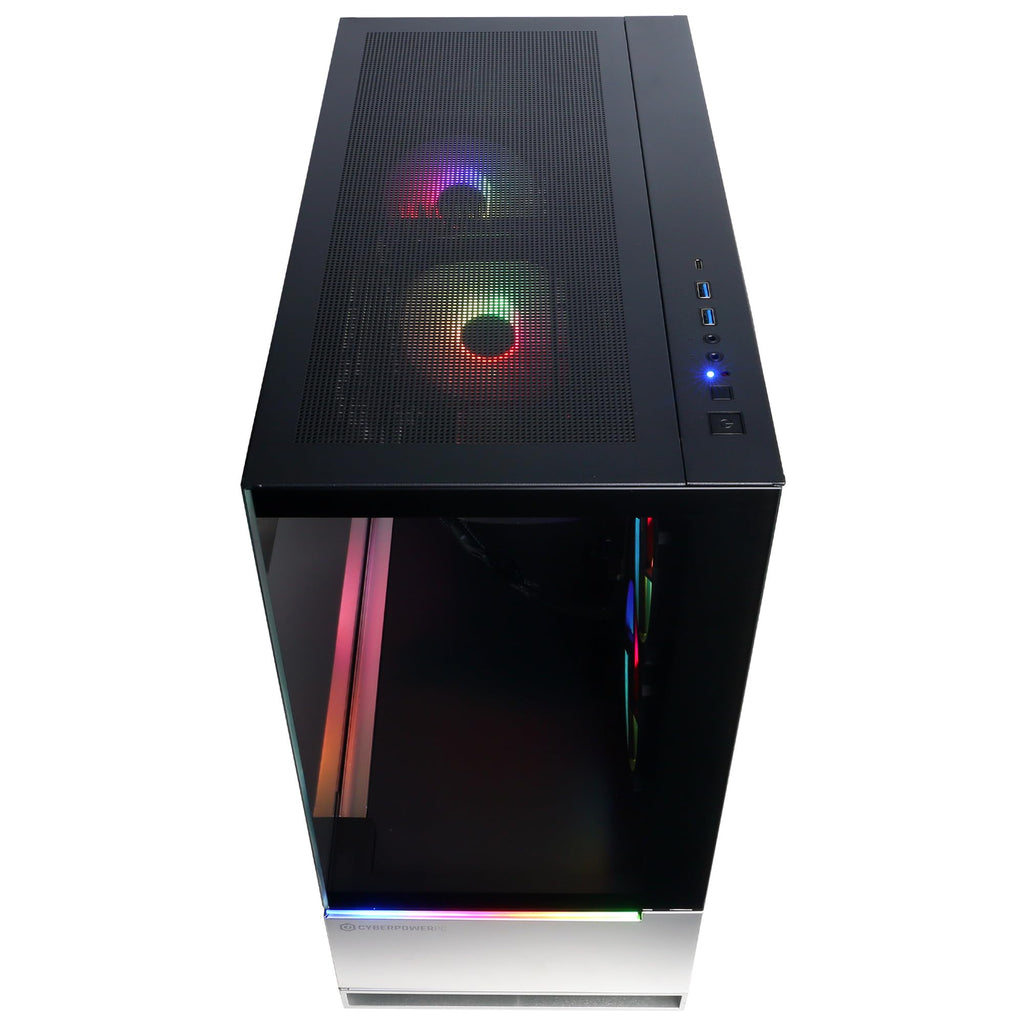 CyberPowerPC Gamer Master Gaming PC, AMD Ryzen 7 8700F 4.1GHz, GeForce RTX 5060 Ti 8GB, 16GB DDR5, 1TB PCIe 4.0 SSD, WiFi Ready & Windows 11 Home (GMA2900A2)