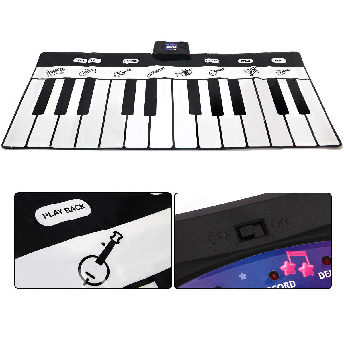 Step on the keyboard