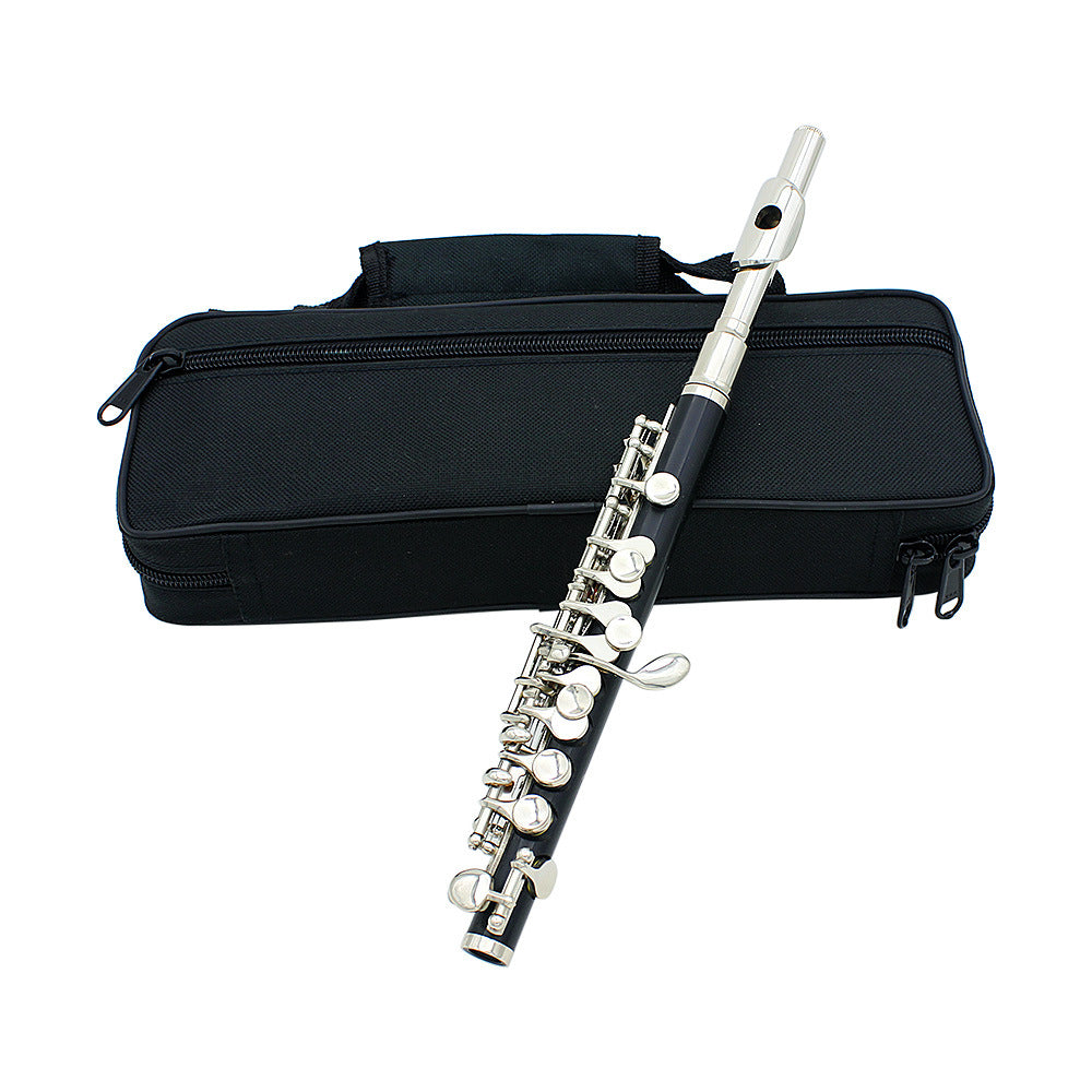 C Key Piccolo Bakelite Tube Body Beginner Professional Performance Grade Silver Plated Western Musical Instrument
