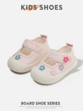 2026 Spring Summer Kids Breathable Skate Shoes, Soft Sole Low Cut Casual Shoes, Kindergarten Toddler Walking Shoes For Girls