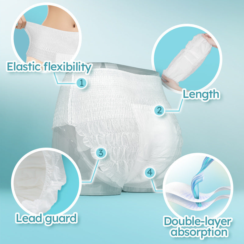 Lady Sanitary Pants Processing Different Colors And Sizes