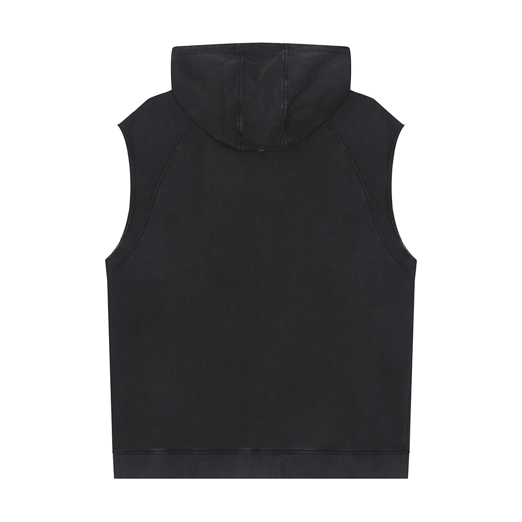 Loki & Ivy Snow Washed Sleeveless Hoodie