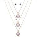 Multilayer Alloy Geometry Pendant