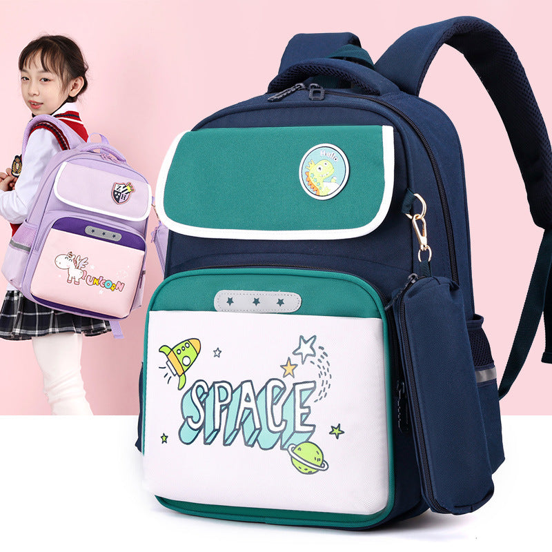 Children's Large Capacity Bag For Burden Reduction And Spine Protection
