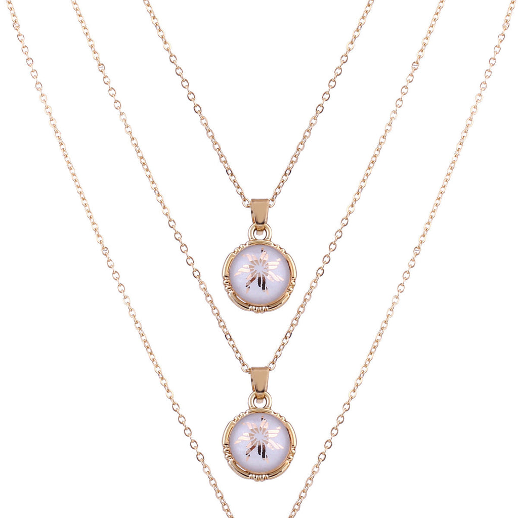 Multilayer Alloy Geometry Pendant