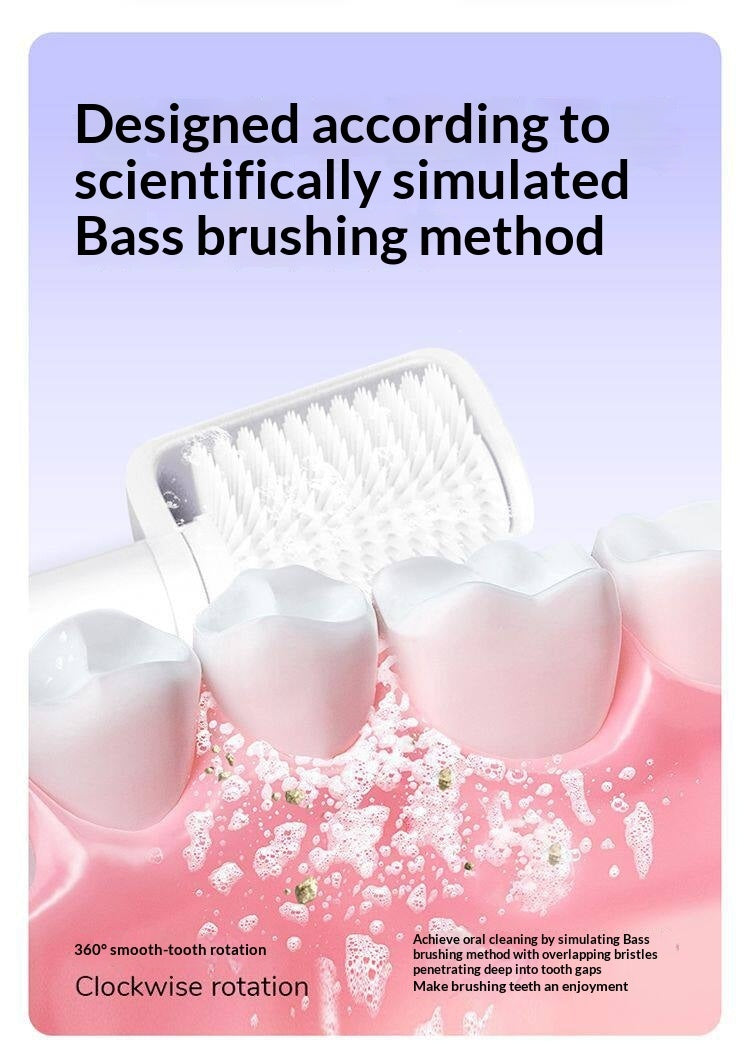Rotary Rechargeable Toothbrush For Men And Women