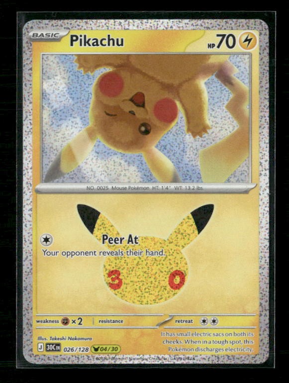 Pikachu ME: 30th Celebration #026/128
