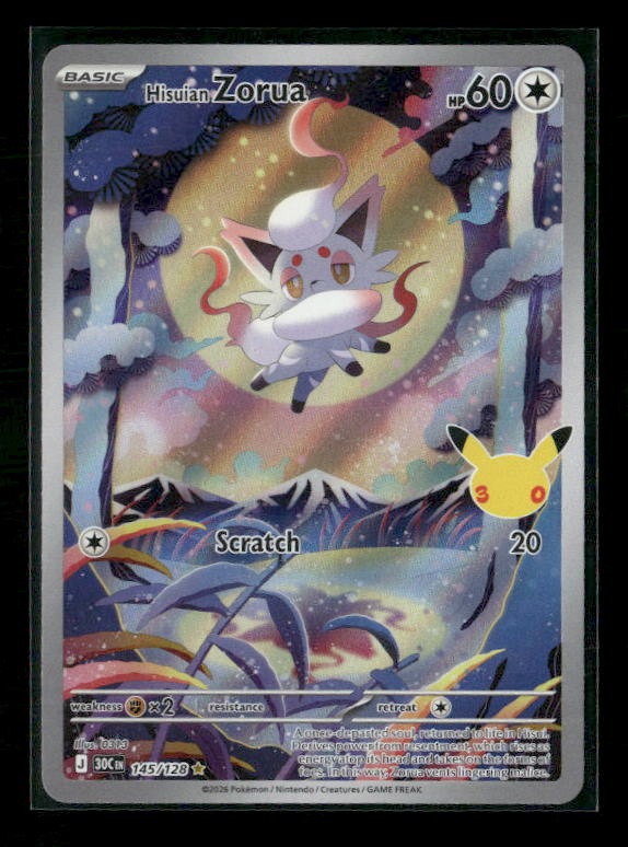 Hisuian Zorua - ME: 30th Celebration #145/128