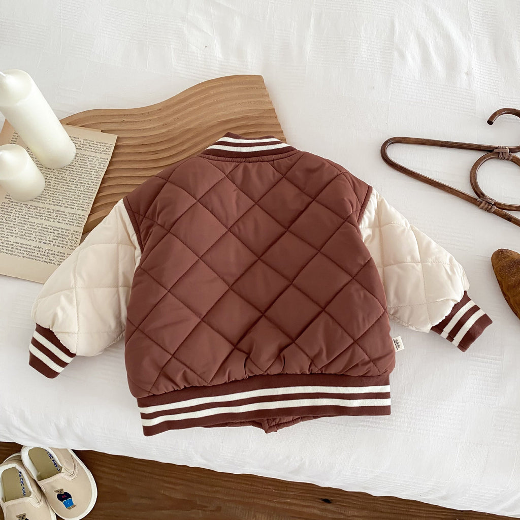Infants And Children Thick Baseball Uniform Warm