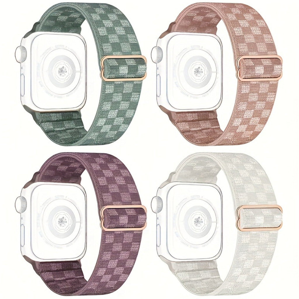 Applicable Checkered Strap Cross-border Nylon Watch Strap