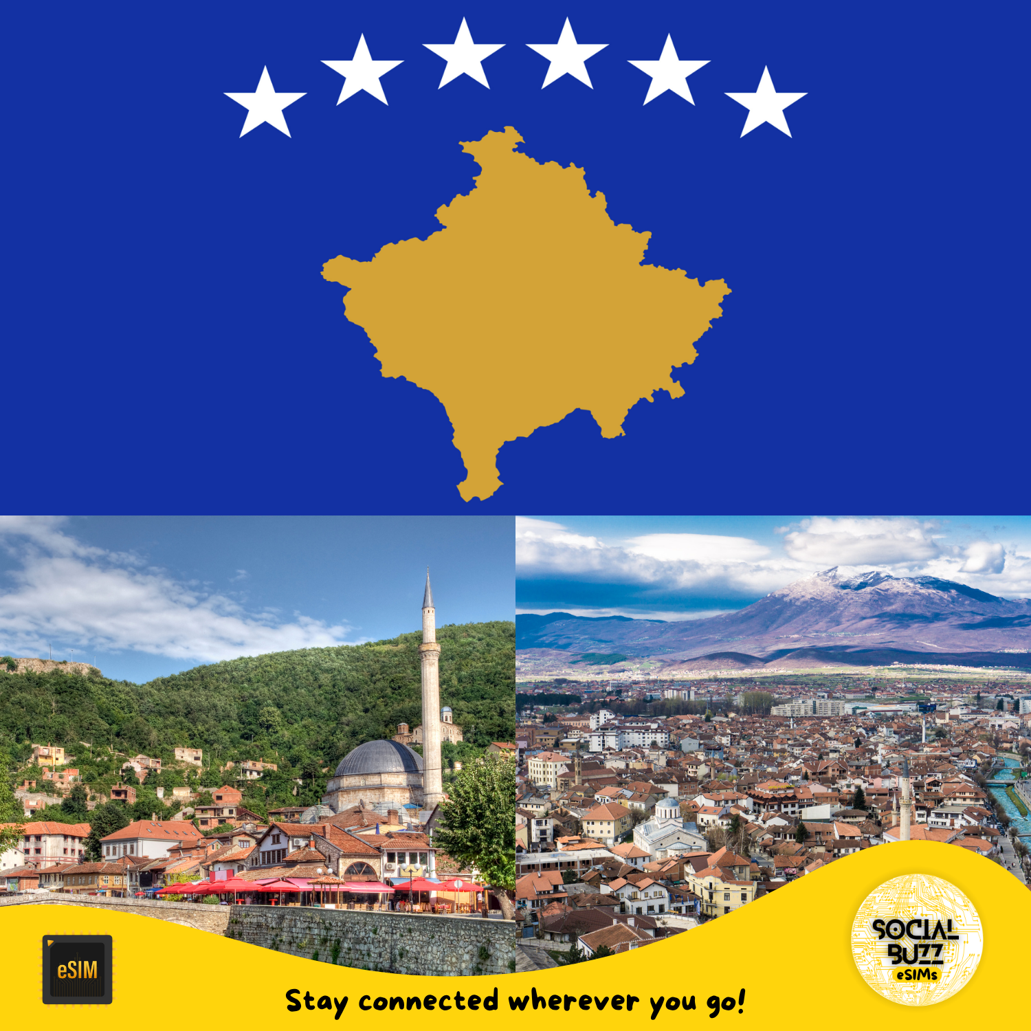 Kosovo eSIM Internet Data Plan