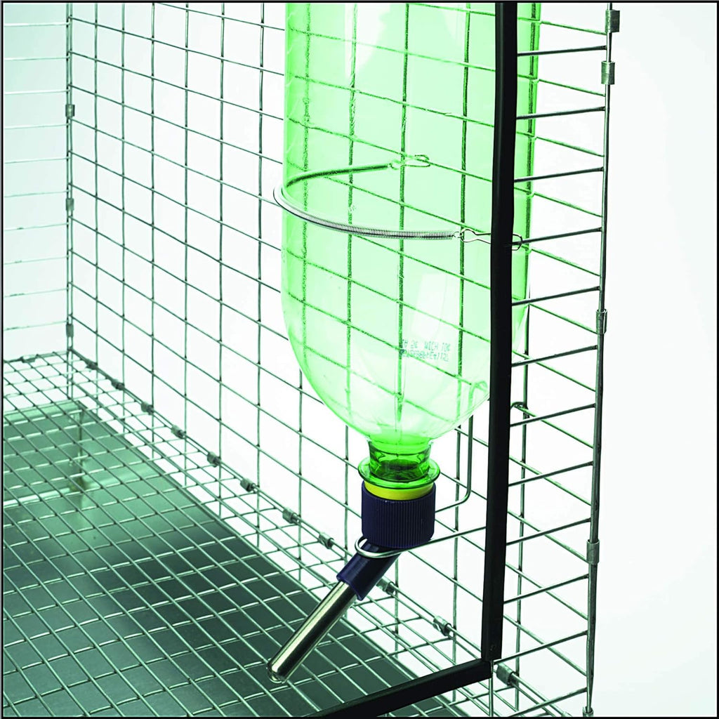 Water Bottle Drinking Fountain Kit Hamsters Rabbits Small Animals Soda Pop Bottle