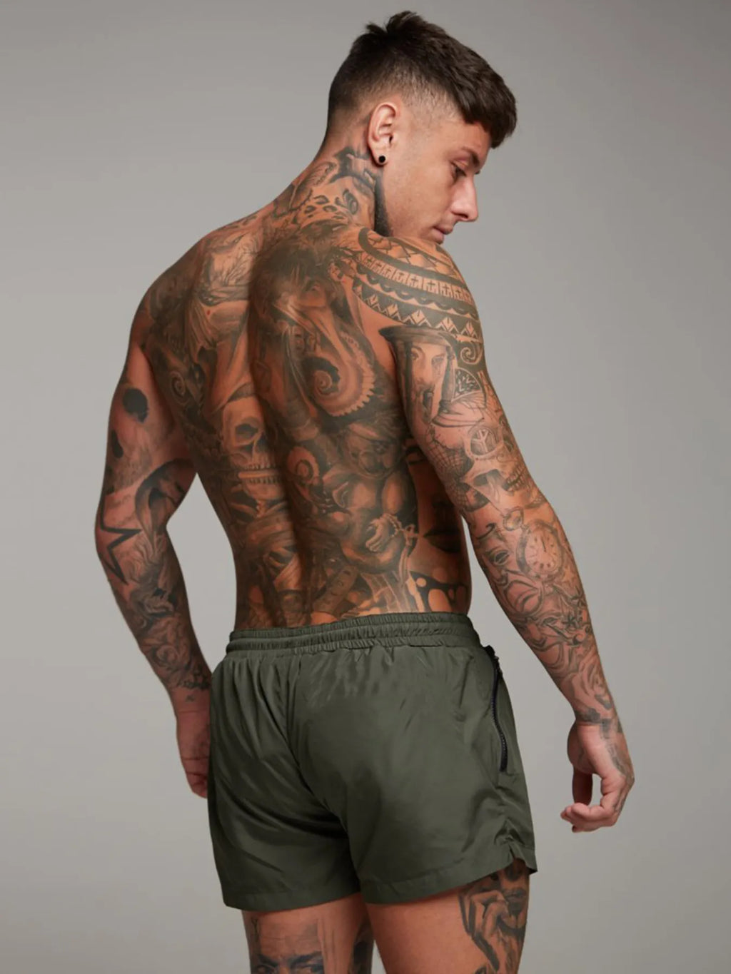 Men’s Plus Active Drawstring Shorts with Pockets