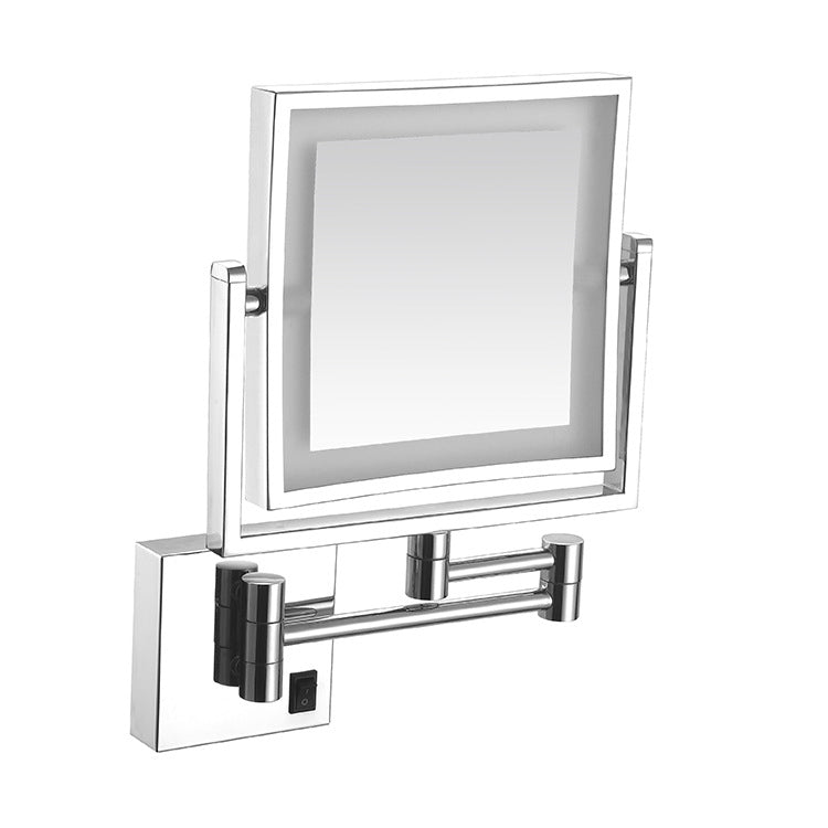 Four-sided Double-sided LED Makeup Mirror With Lights Foldable Extendable Single-sided Mirror