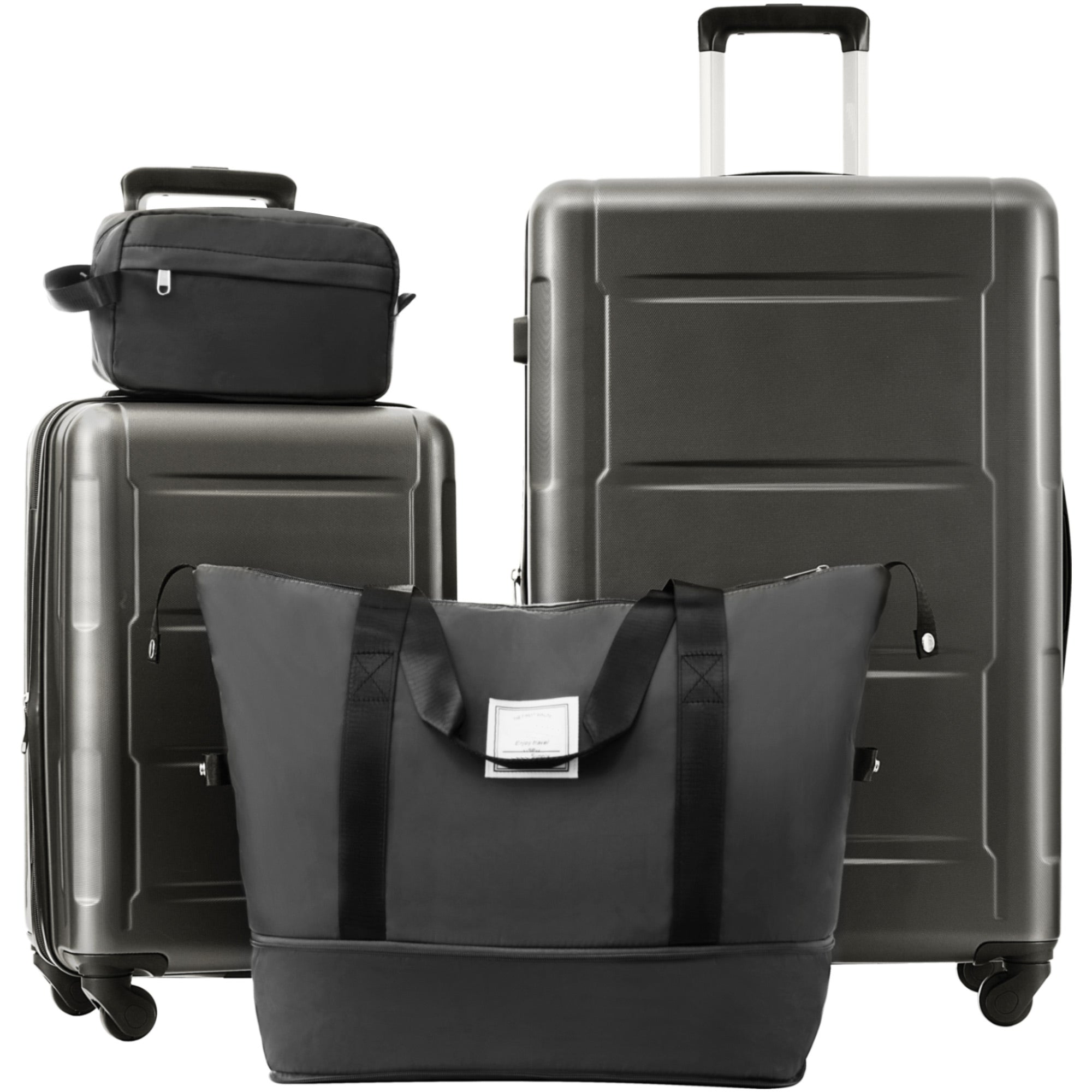 2 Piece Luggage Set with Expandable Spinner Wheels