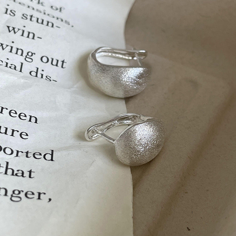 Geometric Irregular Brushed Earrings