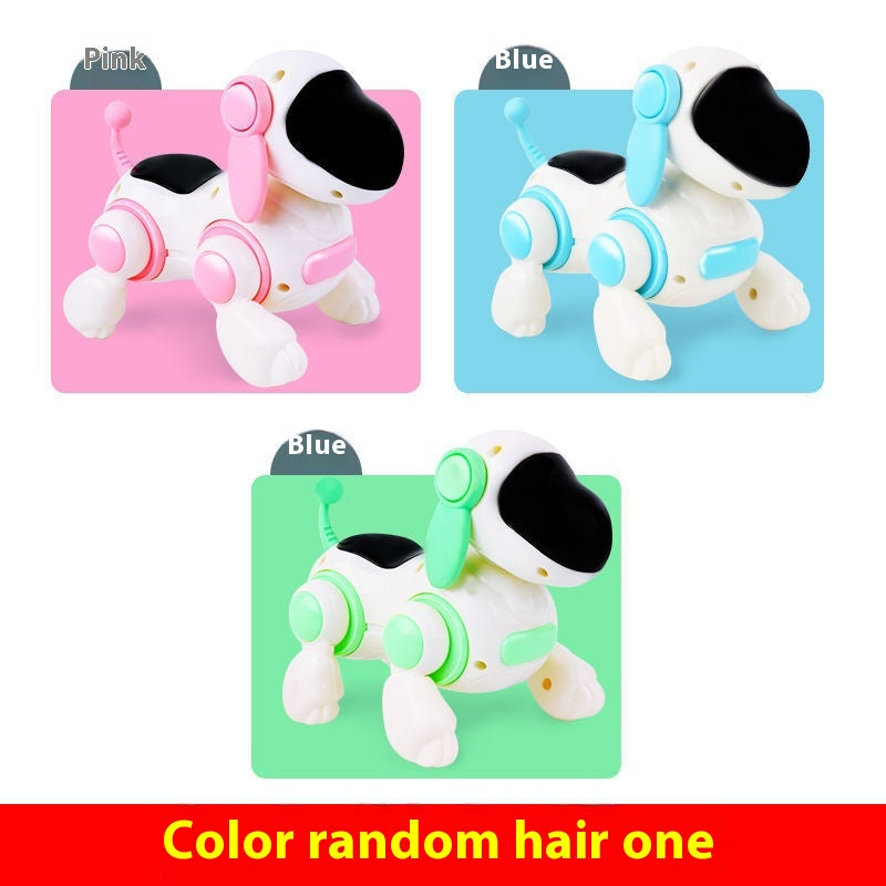 Children's Educational Crawling Simulation Electric Walking Music Dog Toy