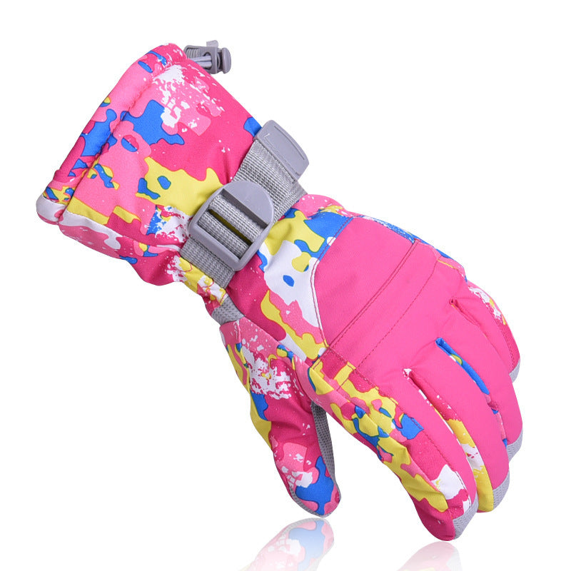 Ski Gloves Windproof Rain-proof Riding Gloves Minus 30 Degrees Cold-resistant Warm