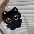 Little Black Cat Plush Doll, Keychain And Bag Charm