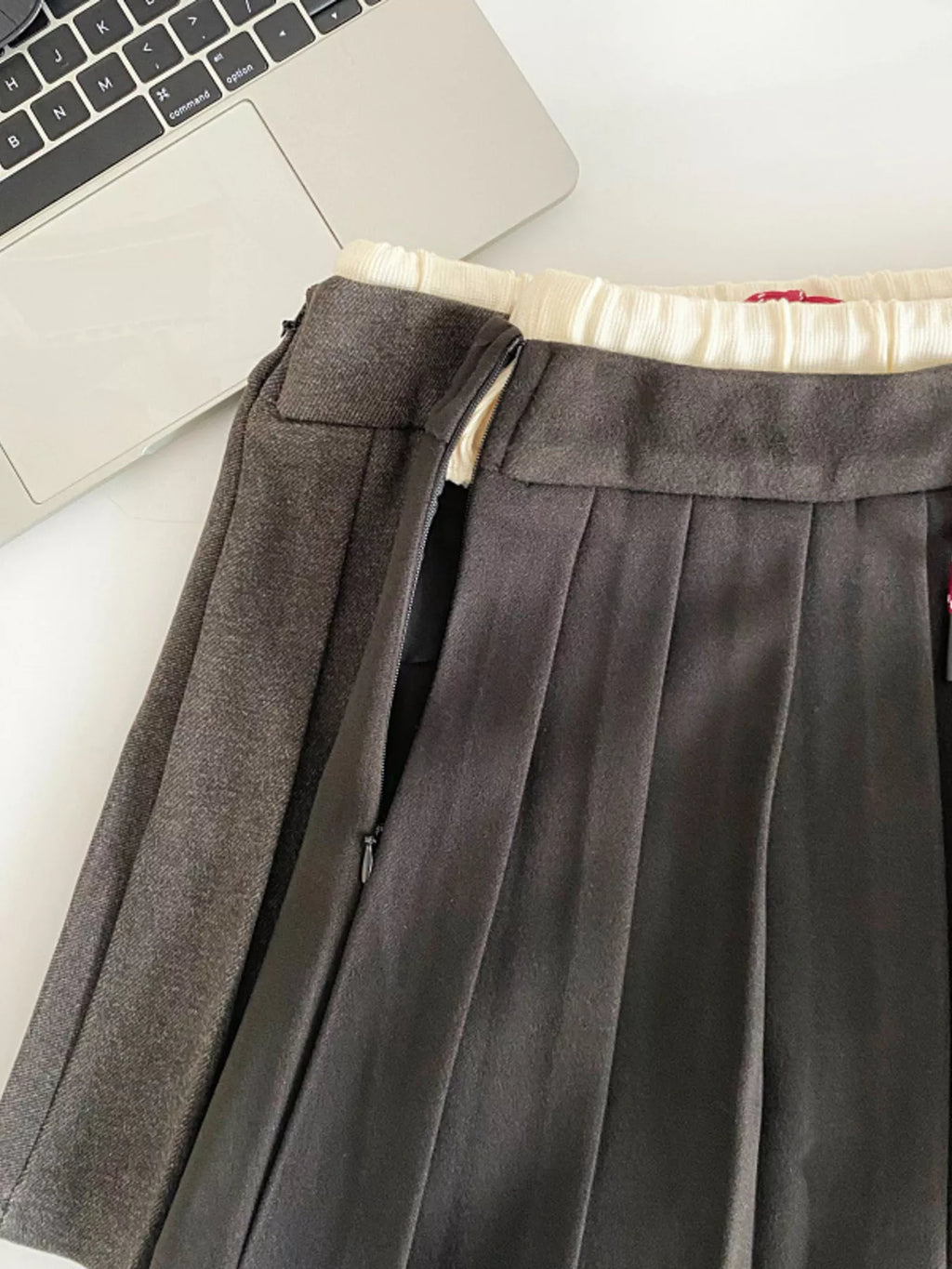 Pleated Mini Skirt