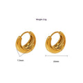 Simple And Versatile Ladies' 316 Stainless Steel Earrings