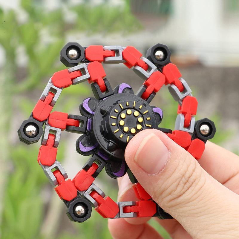 Deformed Fidget Spinner Chain Toys For Children Antistress Hand Spinner Vent Toys Stress Relief Sensory Gyro Gift