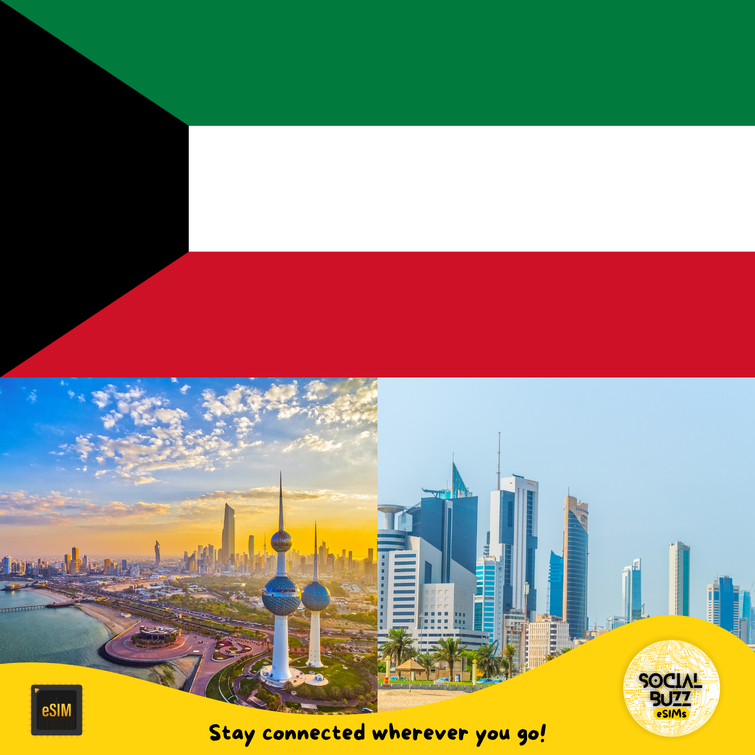 Kuwait eSIM Internet Data Plan