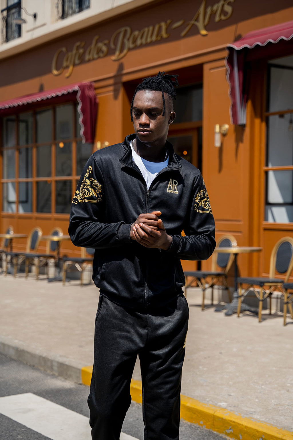 MANTORS Men's Hooded Athletic Tracksuit Full Zip Casual Jogging Gym Sweat Suits