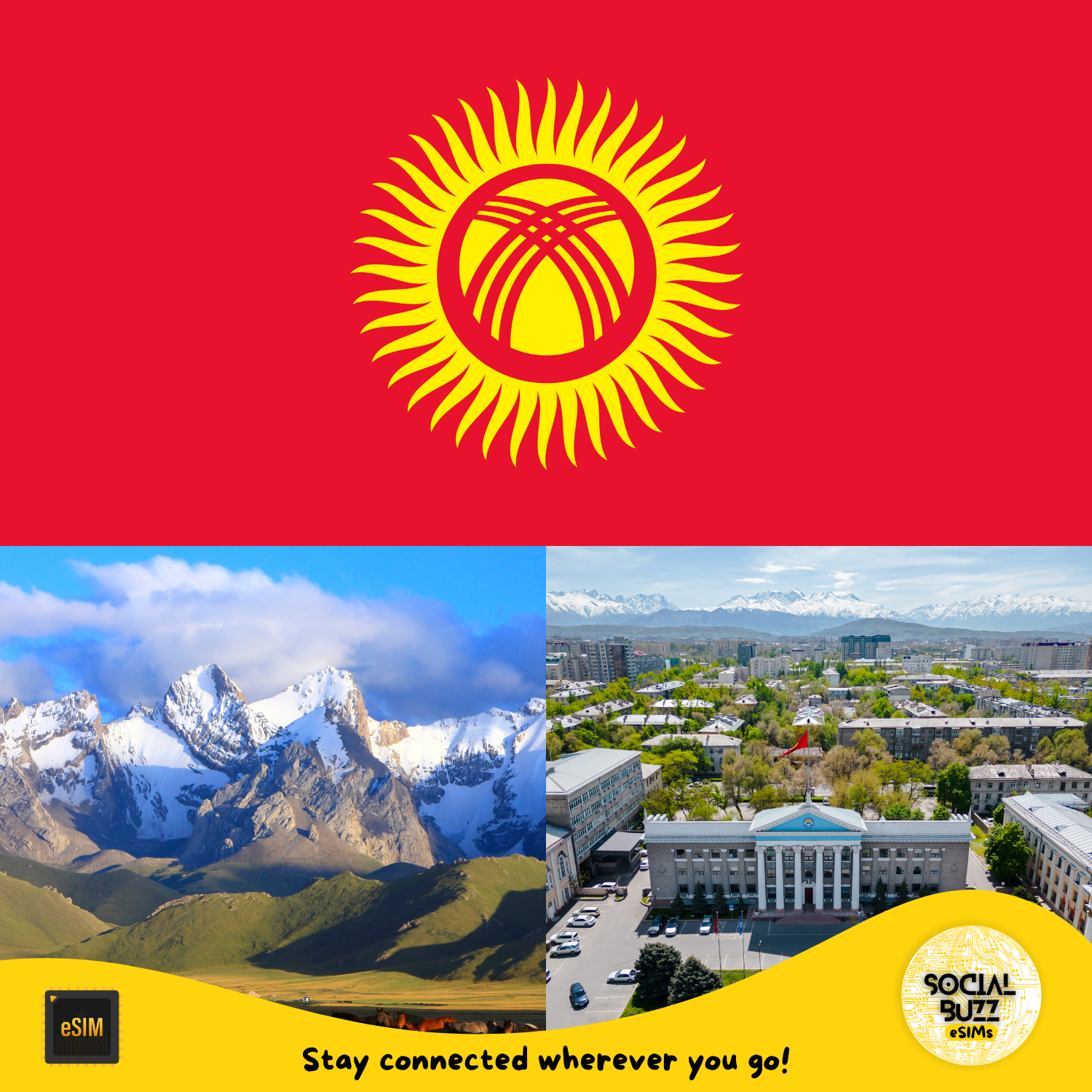 Kyrgyzstan eSIM Internet Data Plan