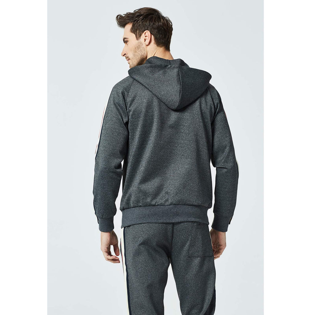 MANTORS Men's Hooded Athletic Tracksuit Full Zip Casual Jogging Gym Sweat Suits