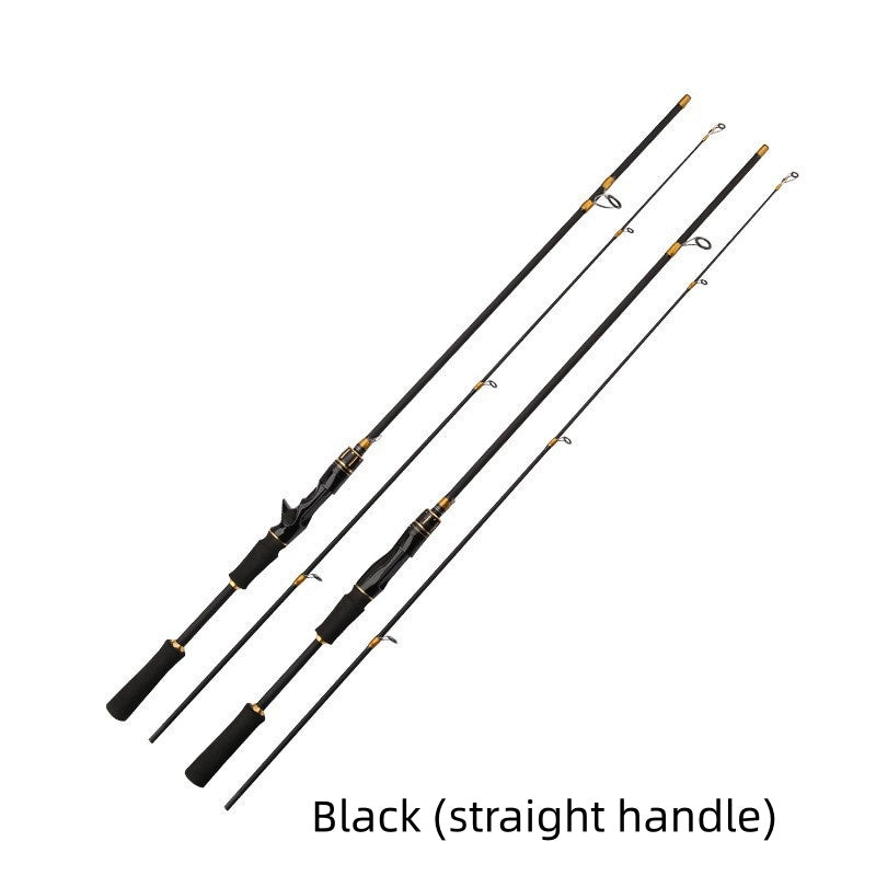Carbon Fiber Straight-handle Gun-handle Fishing Rod