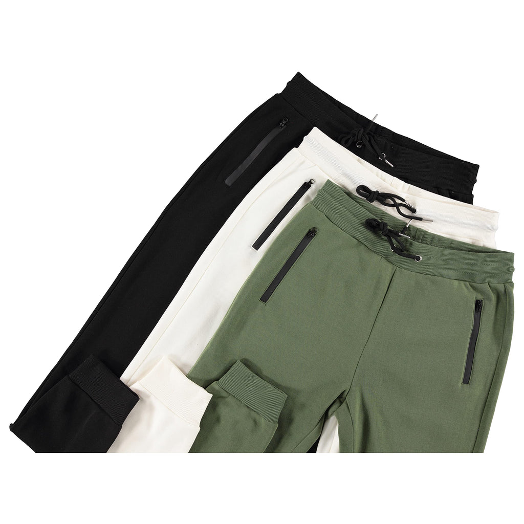 PURE CHAMP Mens Sweatpants 3 Pack Fleece Active Athletic Workout Jogger Sweatpants for Men with Zipper Pocket Size S-3XL