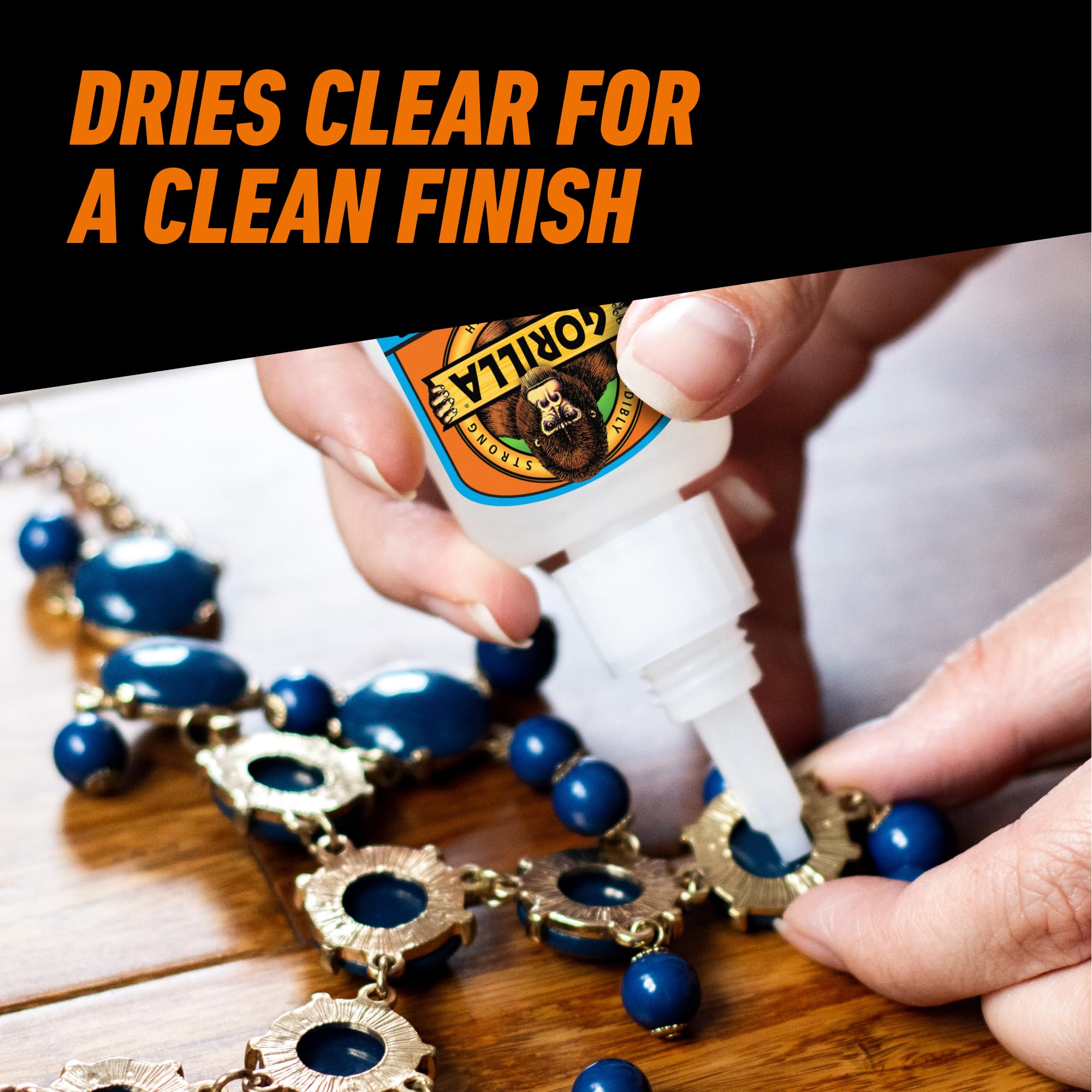 Gorilla Super Glue Gel XL, Clear 25g (Pack of 1) - Fast‑Setting, No‑Drip Control for Precise All‑Purpose Repairs